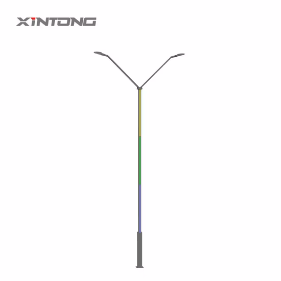 Lampione stradale solare a LED da giardino Xintong IP66 con scatola di cartone 14lm/W a prezzo basso