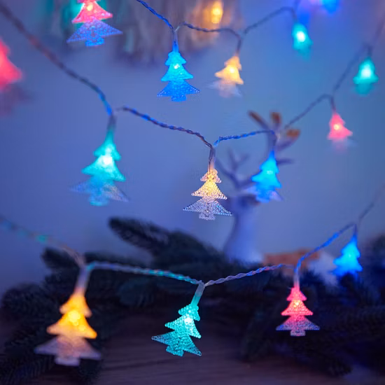 Illuminazione a LED lampeggiante natalizia per esterni in fabbrica per la decorazione di nozze di palme per case festive di edifici commerciali di Natale