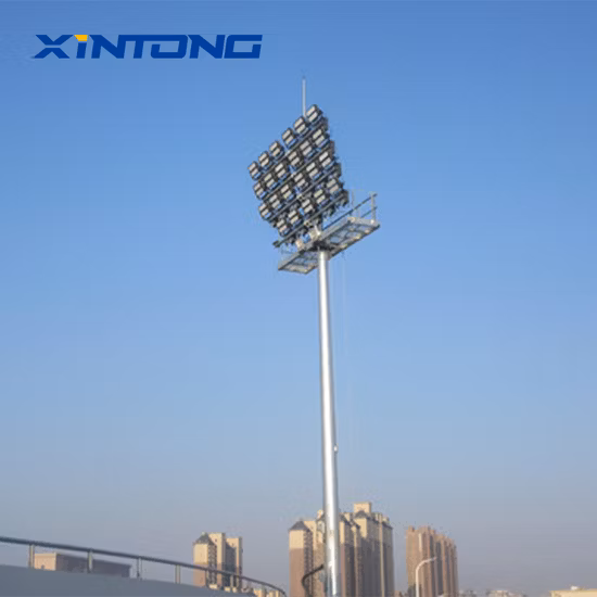 Lampada da stadio per aeroporto all'aperto con lampada di inondazione ad alto palo a LED regolabile impermeabile